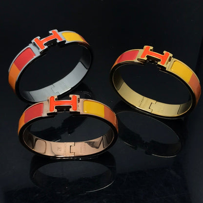 Mysitc H BRACELET ORANGE RAINBOW CERAMIC