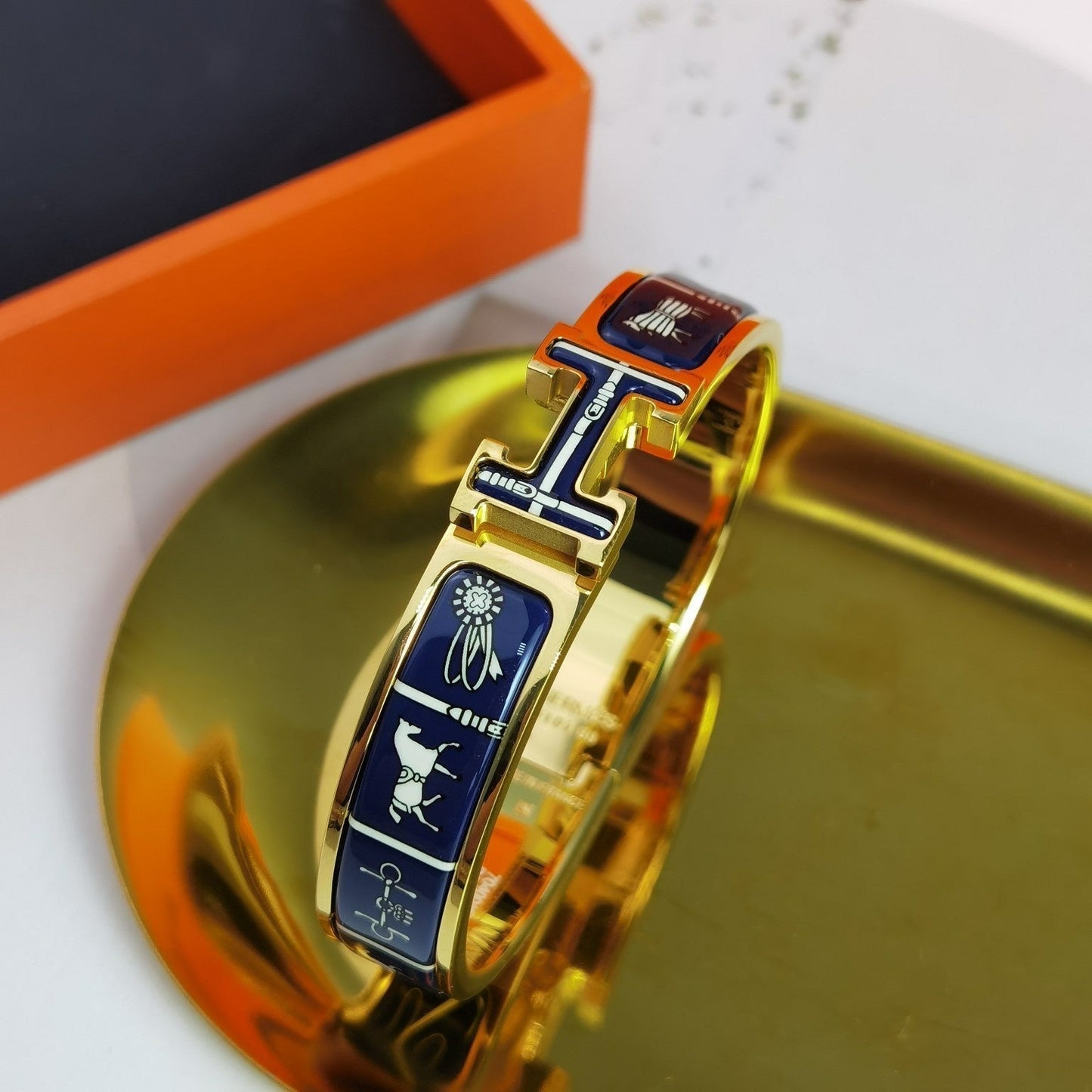 Mysitc H COUVERTURES DARK BLUE BRACELET