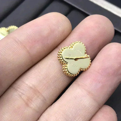 Mysitc CLOVER MINI 9.5MM LASER EARRINGS