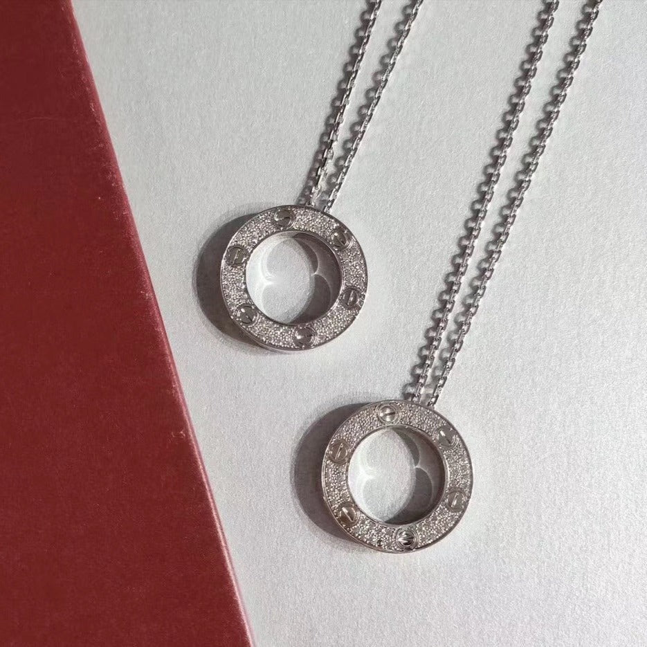 Mysitc LOVE NECKLACE ADJUSTABLE SILVER