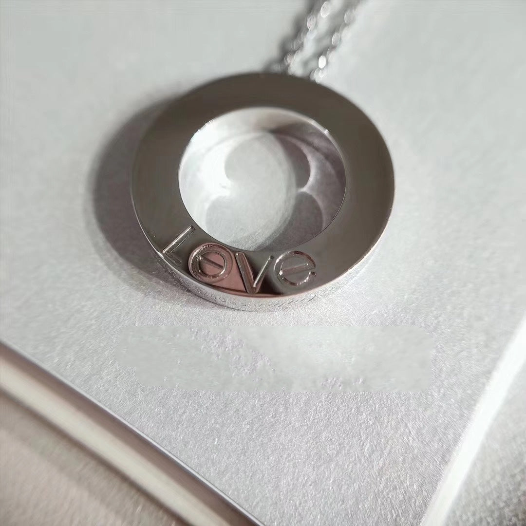 Mysitc LOVE NECKLACE ADJUSTABLE SILVER