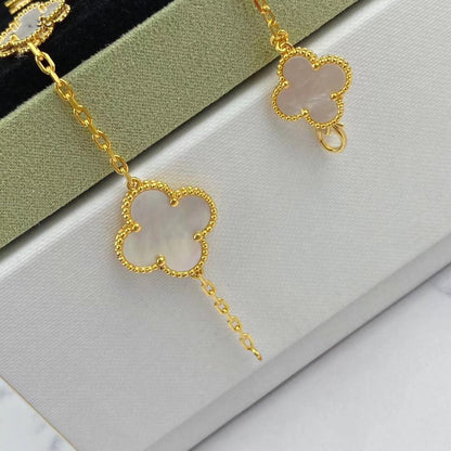Mysitc MAGIC CLOVER MOP GOLD BRACELET 5 MOTIFS