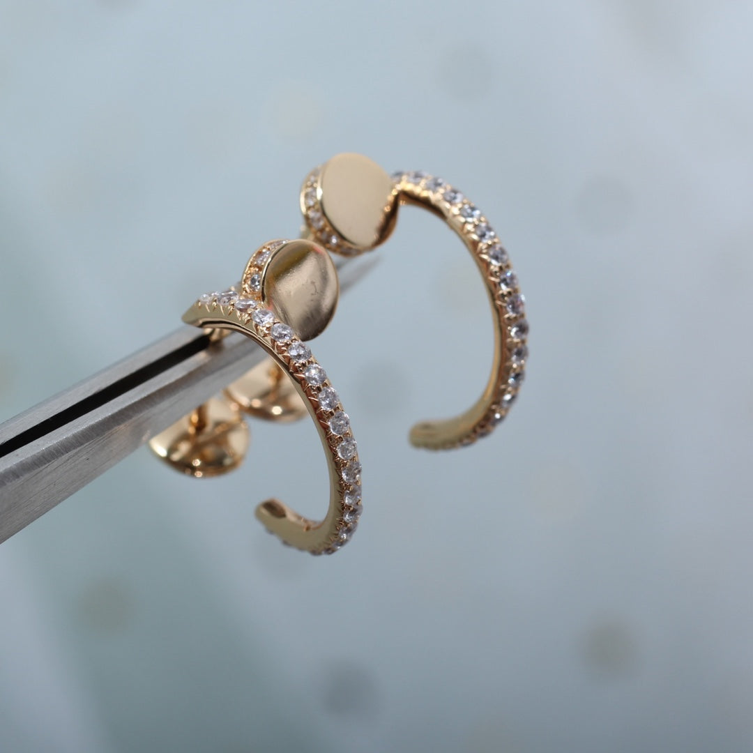 Mystic JUSTE OHRRINGE 12.75MM ROSÉGOLD DIAMANT
