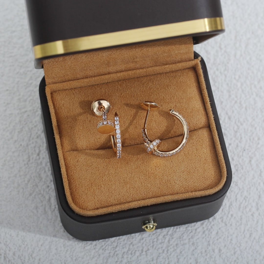 Mystic JUSTE OHRRINGE 12.75MM ROSÉGOLD DIAMANT