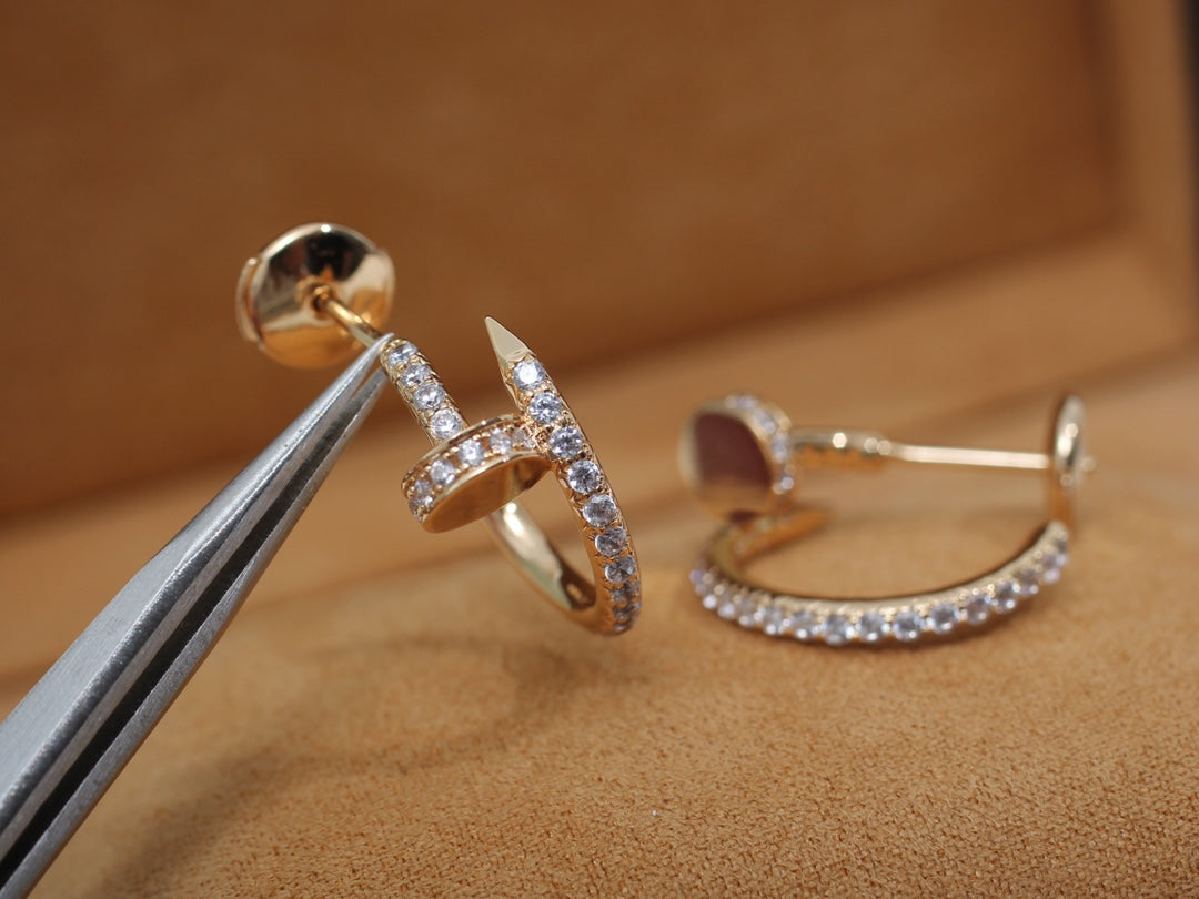 Mystic JUSTE OHRRINGE 12.75MM ROSÉGOLD DIAMANT