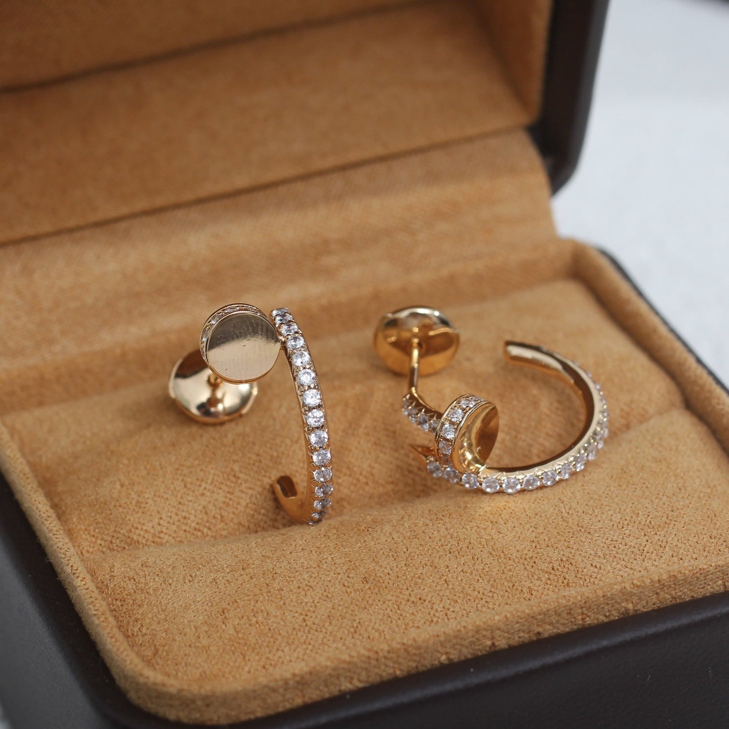 Mystic JUSTE OHRRINGE 12.75MM ROSÉGOLD DIAMANT