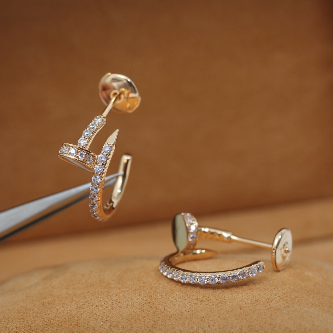 Mystic JUSTE OHRRINGE 12.75MM ROSÉGOLD DIAMANT