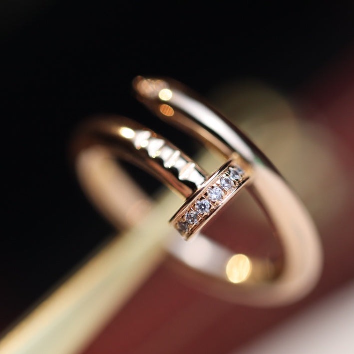 Mysitc JUSTE RING 2.65MM ROSÉGOLD DIAMANT
