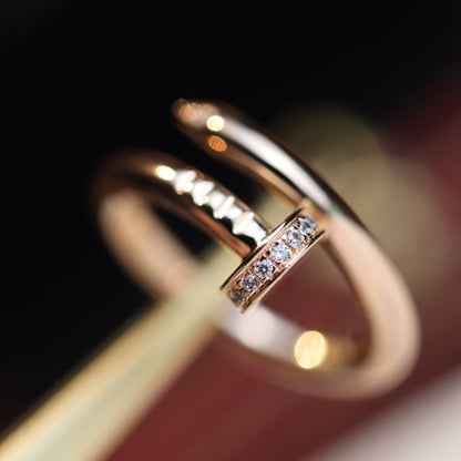 Mysitc JUSTE RING 2.65MM ROSÉGOLD DIAMANT
