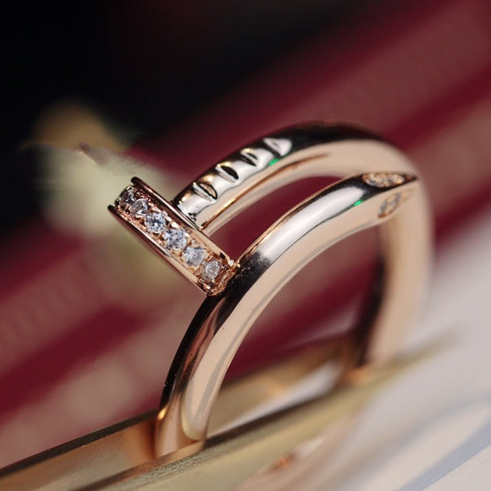 Mysitc JUSTE RING 2.65MM ROSÉGOLD DIAMANT