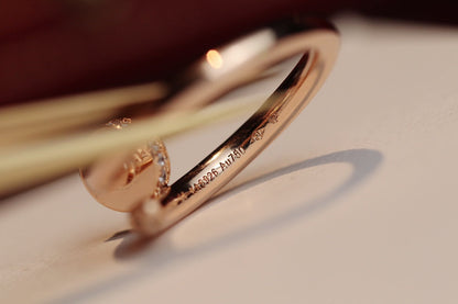 Mysitc JUSTE RING 2.65MM ROSÉGOLD DIAMANT