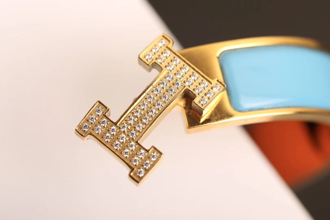 Mysitc H CLOUD BLUE BRACELET GOLD DIAMOND