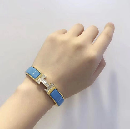 Mysitc H CLOUD BLUE BRACELET GOLD DIAMOND