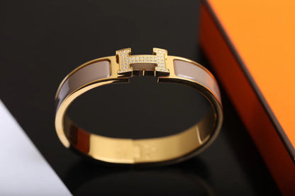 Mysitc H BRACELET GOLD DIAMOND