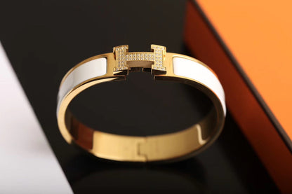 Mysitc H BRACELET GOLD DIAMOND