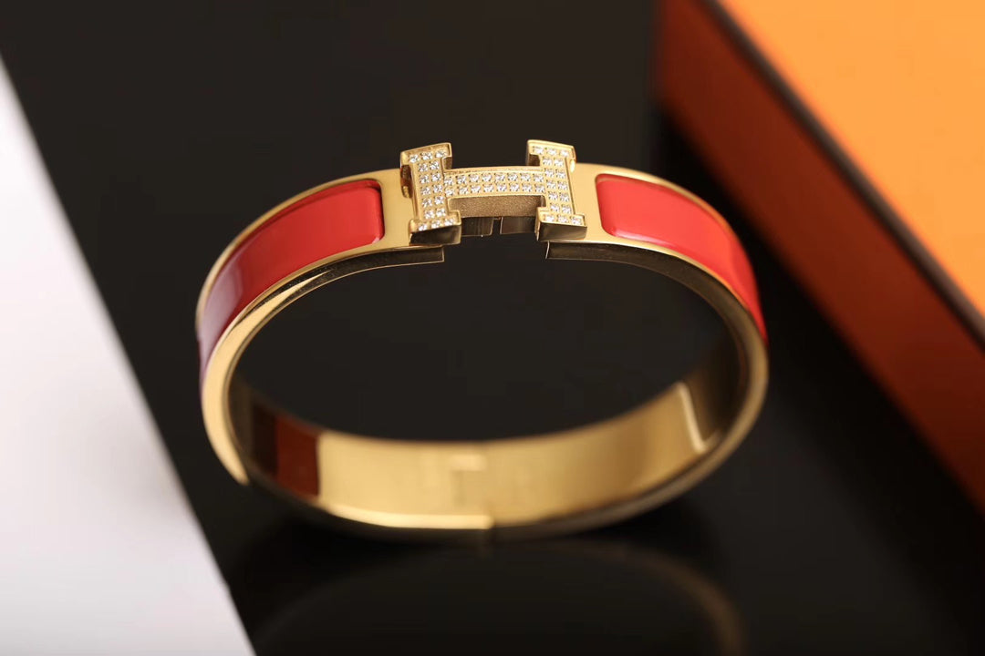 Mysitc H BRACELET GOLD DIAMOND