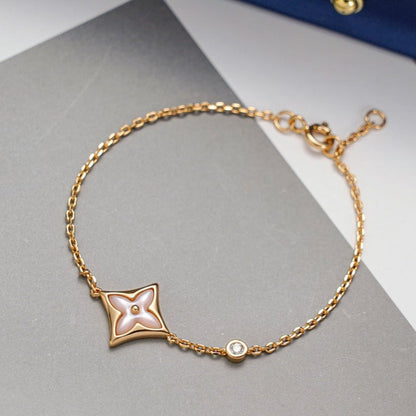 Mysitc STAR 1 DIAMOND PINK GOLD BRACELET