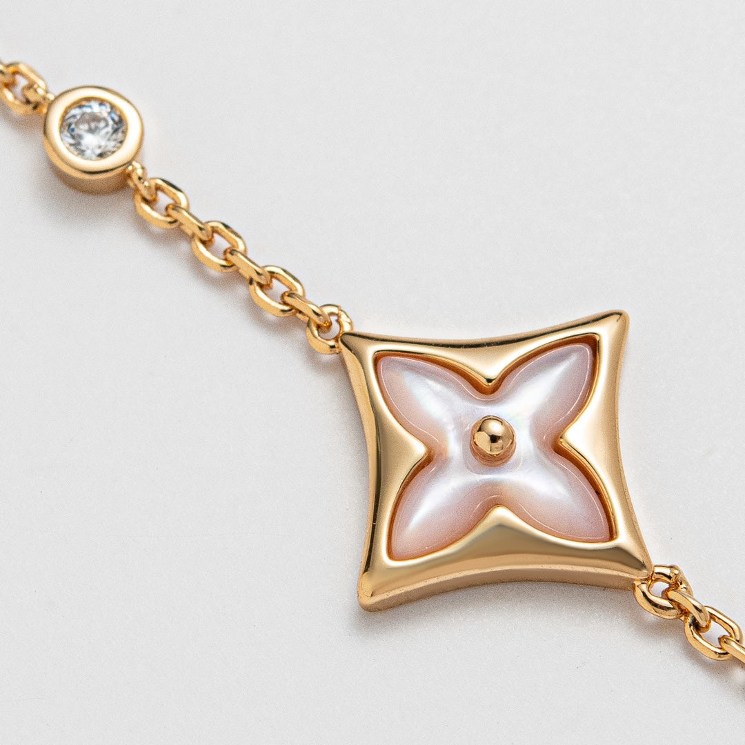Mysitc STAR 1 DIAMOND PINK GOLD BRACELET