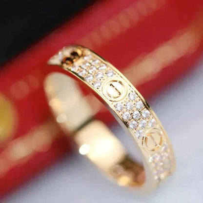 MYSTIC LOVE RING 3.6MM DIAMANT BESETZT