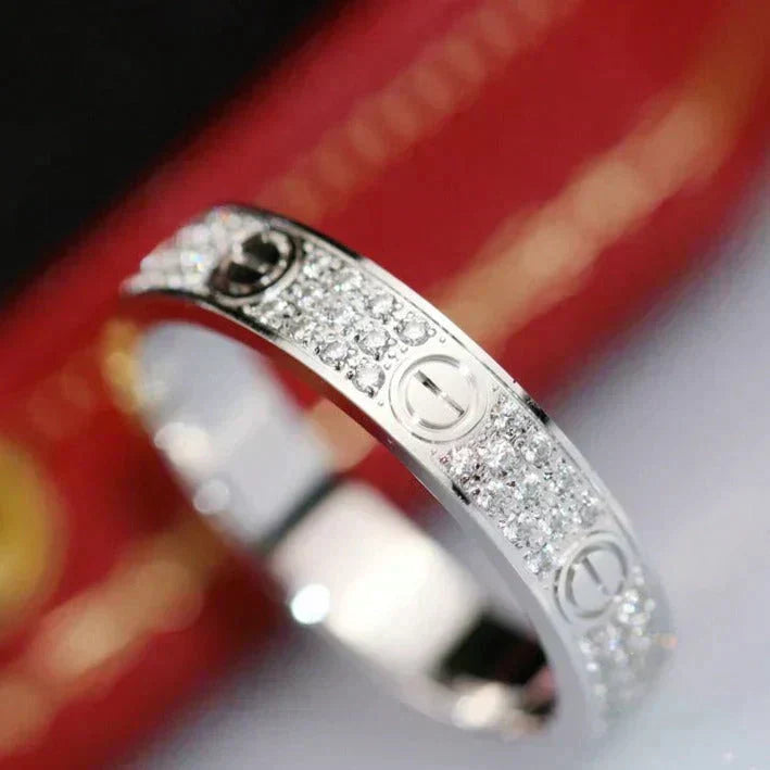 MYSTIC LOVE RING 3.6MM DIAMANT BESETZT
