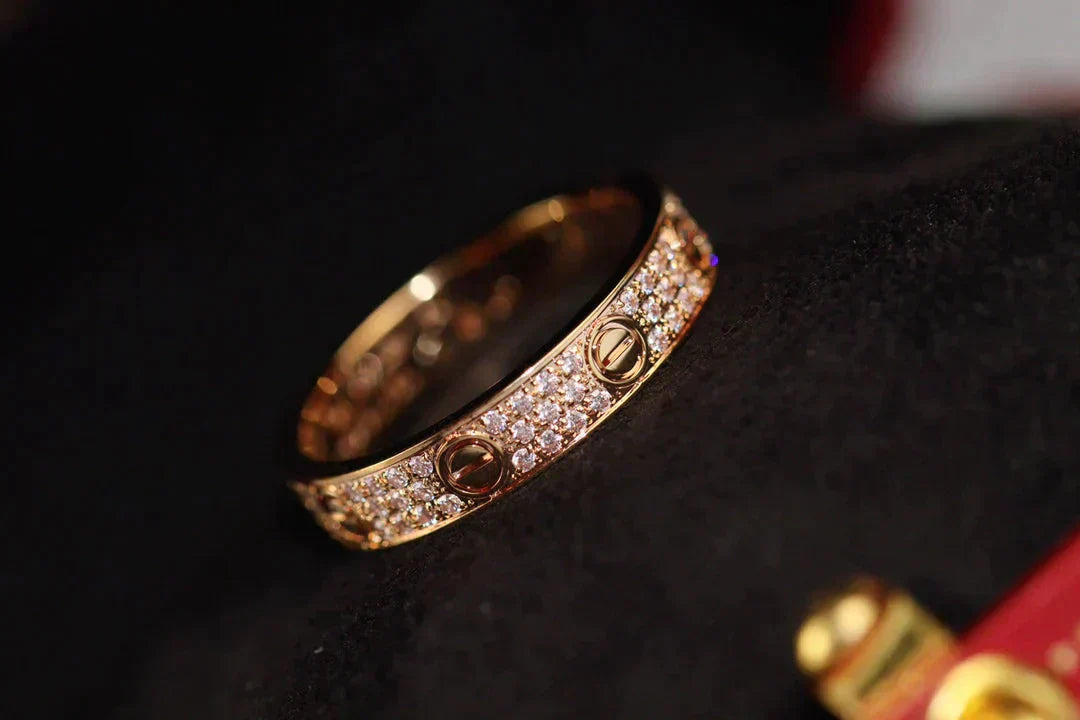 MYSTIC LOVE RING 3.6MM DIAMANT BESETZT