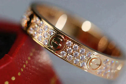 MYSTIC LOVE RING 3.6MM DIAMANT BESETZT