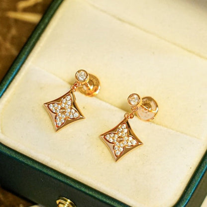Mysitc STAR DIAMONDS EARRINGS GOLD