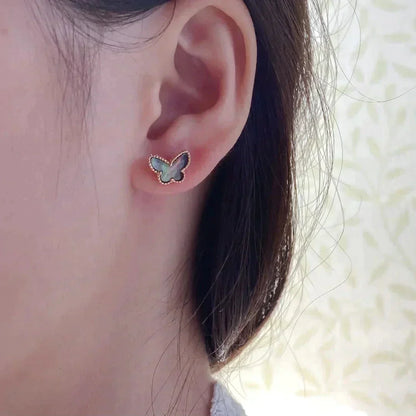 Mysitc BUTTERFLY DARK MOP  EARRINGS