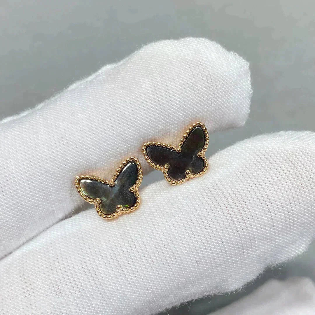 Mysitc BUTTERFLY DARK MOP  EARRINGS