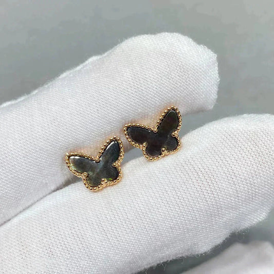 Mysitc BUTTERFLY DARK MOP  EARRINGS