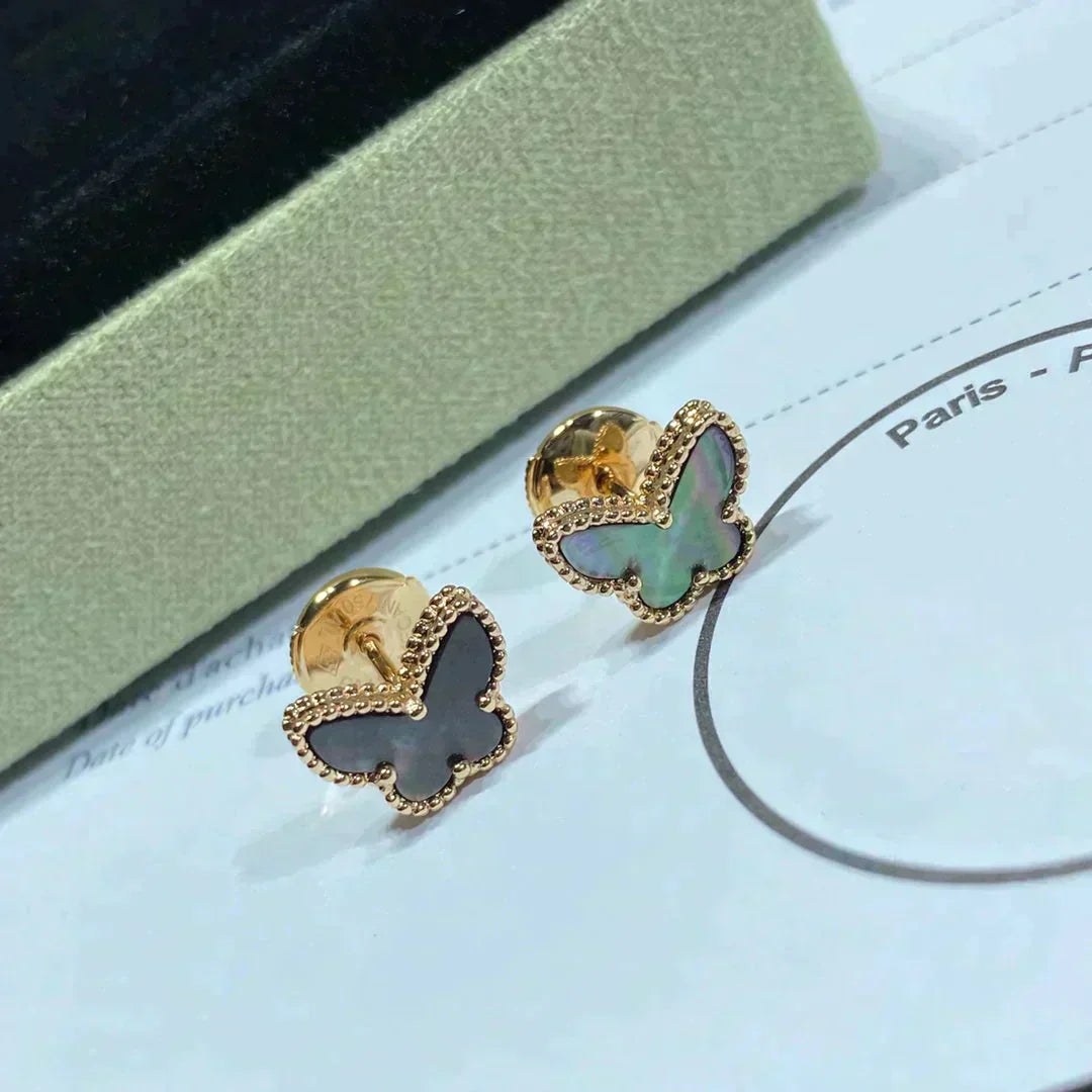 Mysitc BUTTERFLY DARK MOP  EARRINGS
