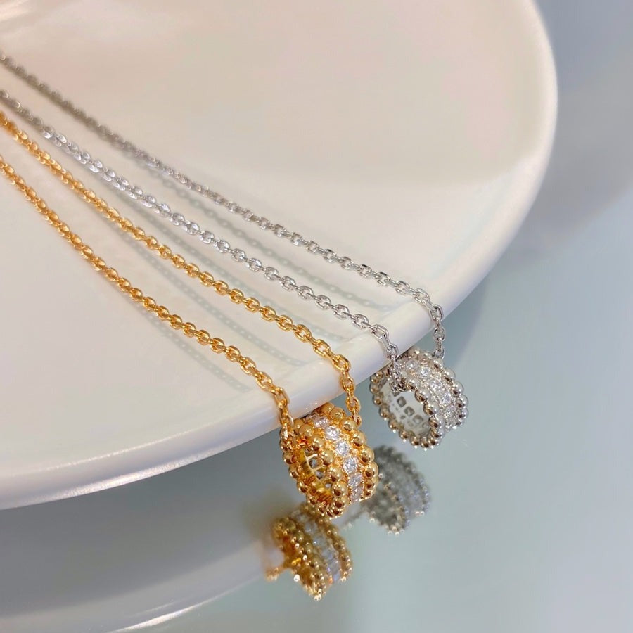 Mystische PERLEE DIAMANT HALSKETTE