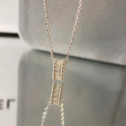 Mystische PERLEE DIAMANT HALSKETTE
