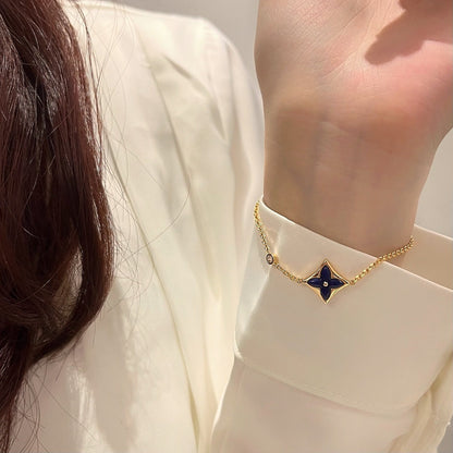 Mysitc COLOR STAR PINK GOLD DIAMOND BRACELET