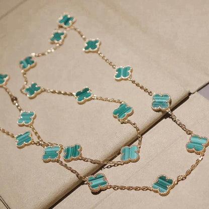 Mysitc CLOVER 20 MOTIFS MALACHITE GOLD