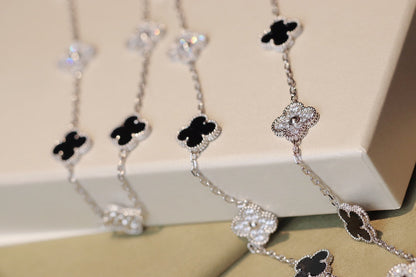 Mysitc CLOVER 20 MOTIFS ONYX DIAMOND SILVER