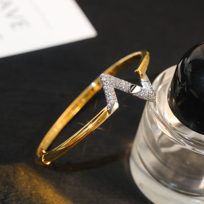 Mystic VOLTE UPSIDE DOWN GOLD DIAMOND BRACELET