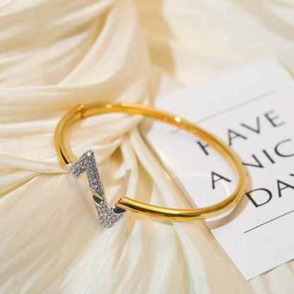 Mystic VOLTE UPSIDE DOWN GOLD DIAMOND BRACELET