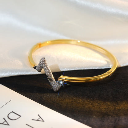 Mystic VOLTE UPSIDE DOWN GOLD DIAMOND BRACELET
