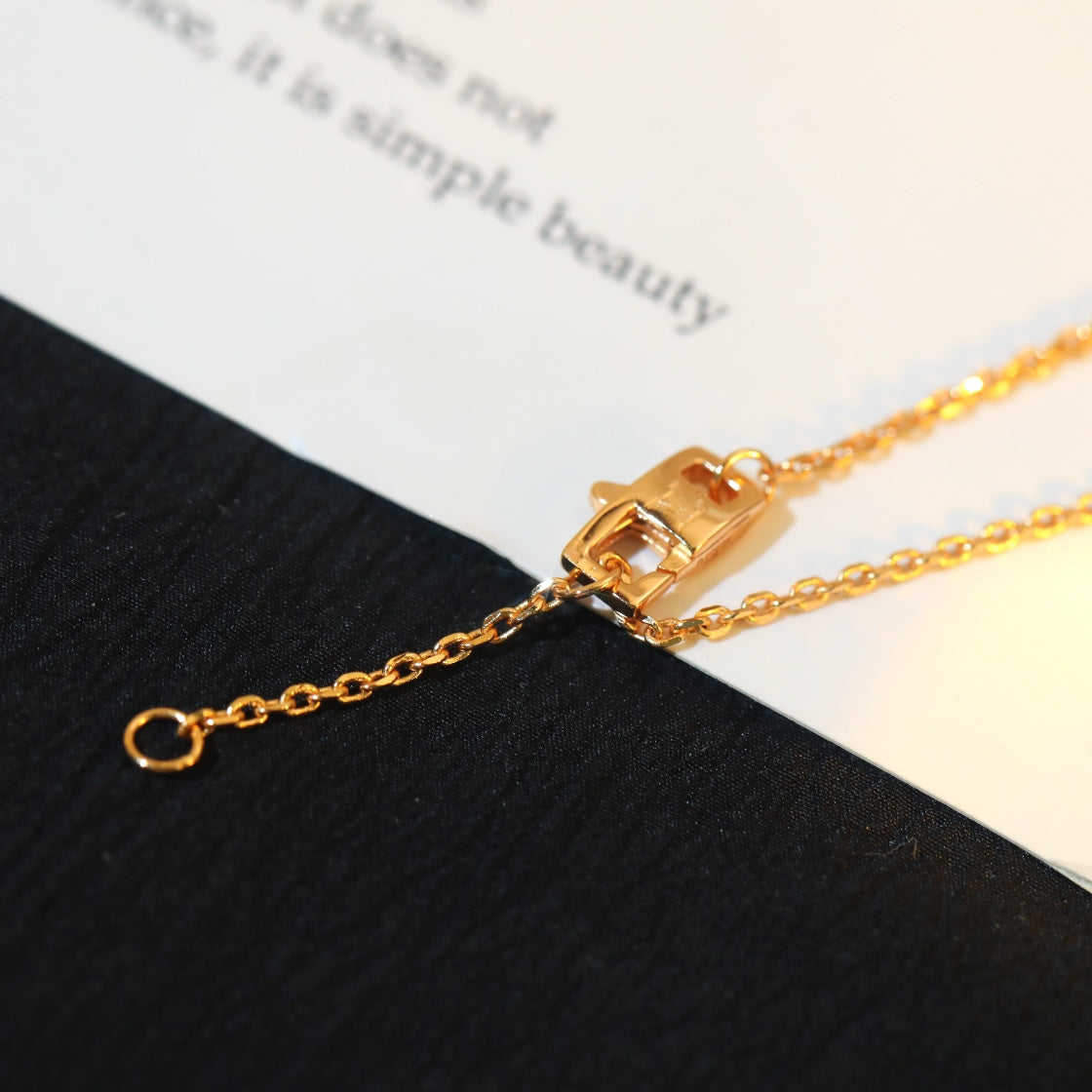 Mysitc STAR AND SUN DIAMOND PINK GOLD NECKLACE