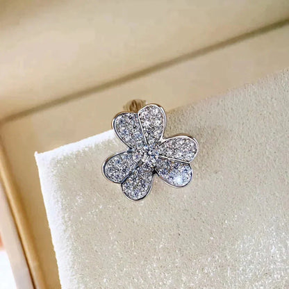 Mysitc CLOVER COMOS DIAMOND EARRINGS SILVER