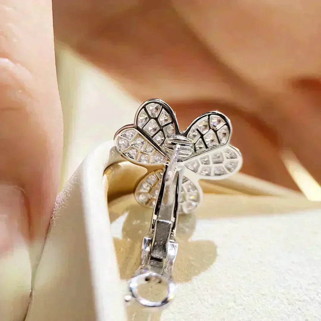 Mysitc CLOVER COMOS DIAMOND EARRINGS SILVER