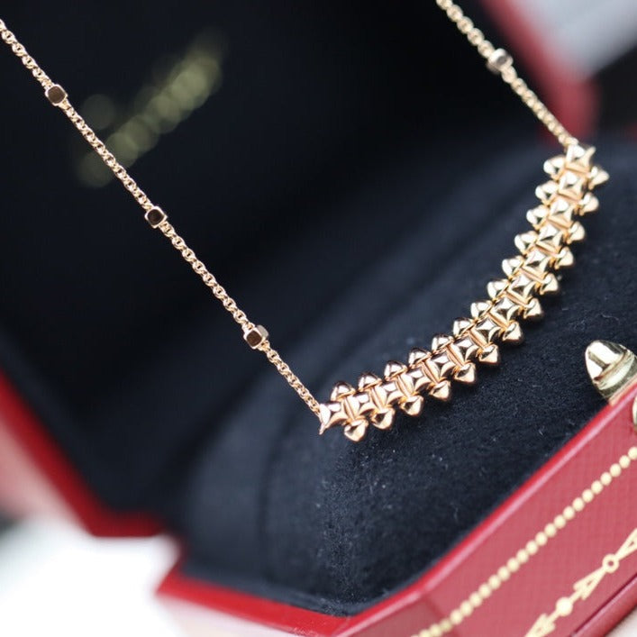 Mysitc CLASH PINK GOLD NECKLACE