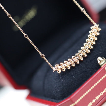 Mysitc CLASH PINK GOLD NECKLACE