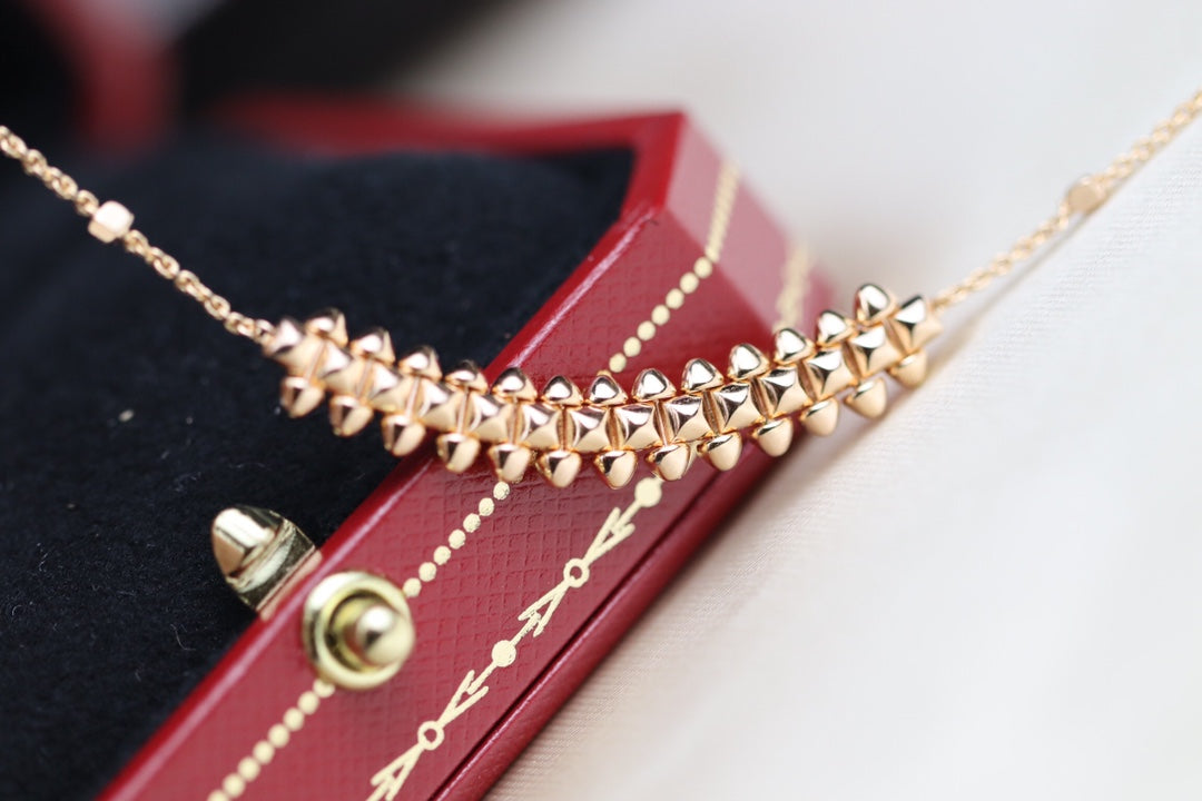 Mysitc CLASH PINK GOLD NECKLACE
