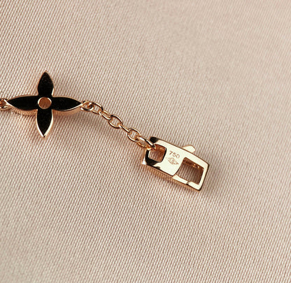 Mysitc STAR AND SUN 7 MOTIFS GOLD BRACELET