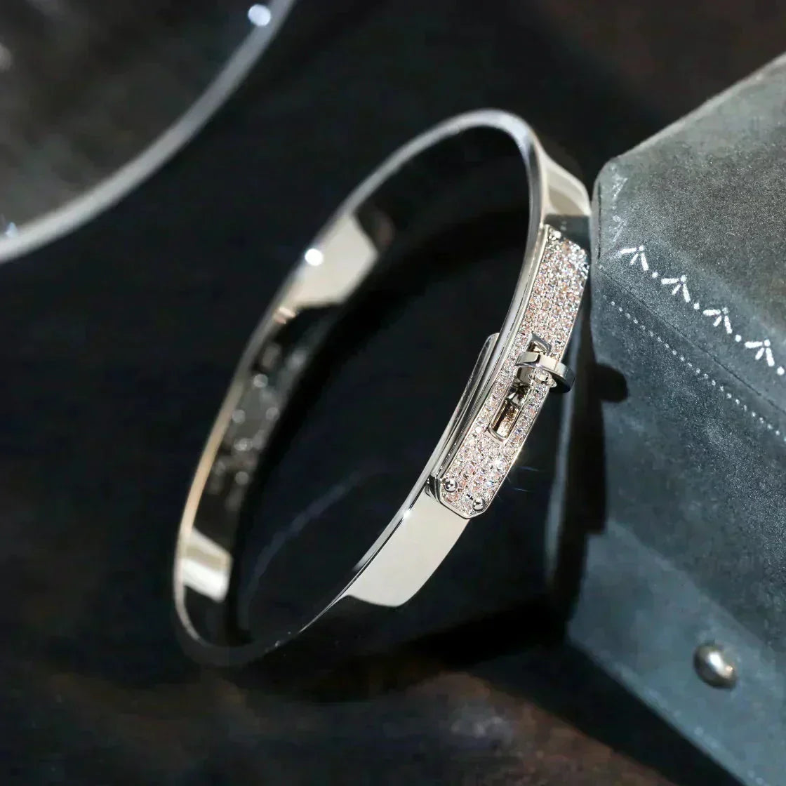 Mysitc KELLY SILVER DIAMANTENARMBAND