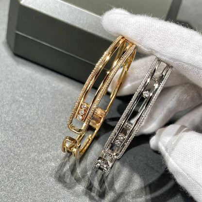 [Mystic ]MOVE 10TH GEPFLASTERTES DIAMANT-ARMBAND