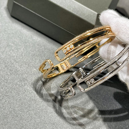 [Mystic ]MOVE 10TH GEPFLASTERTES DIAMANT-ARMBAND