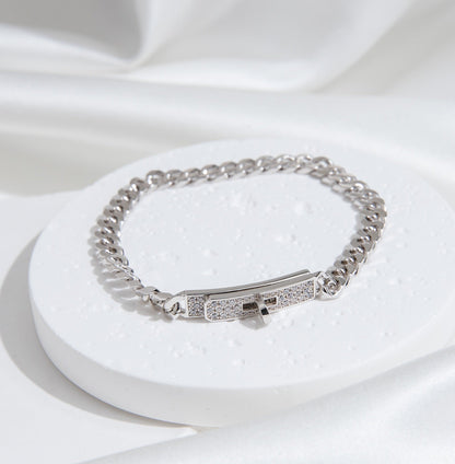 Mystic KELLY CHAIN SILBER DIAMANTENARMBAND